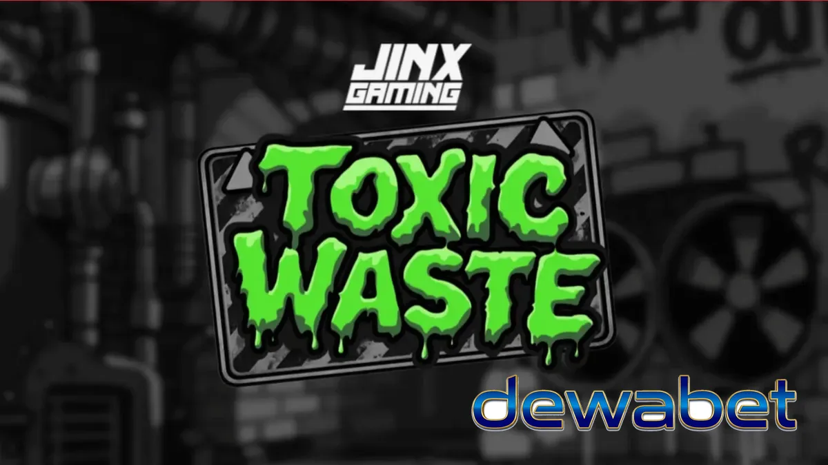 Tampilan antarmuka game slot Toxic Waste pada layar ponsel